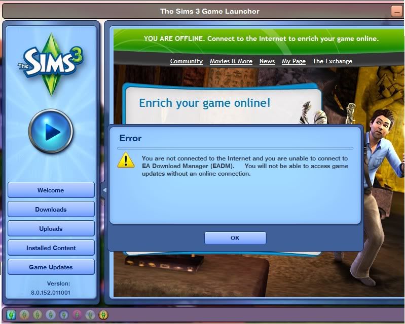 HOW TO CONNECT TO EA DOWNLOAD MANAGER SIMS 3