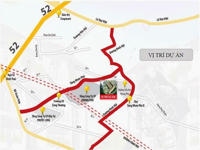Vi tri du an Nhan Phu - Quan 9