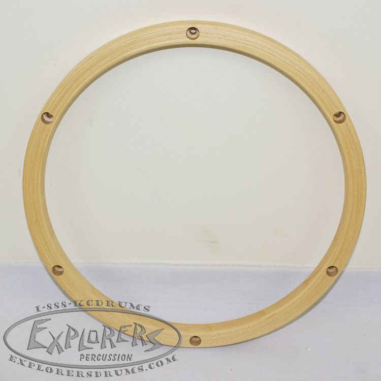 Wood Drum Hoop 12" 6 Lug 24 ply Wood Rim