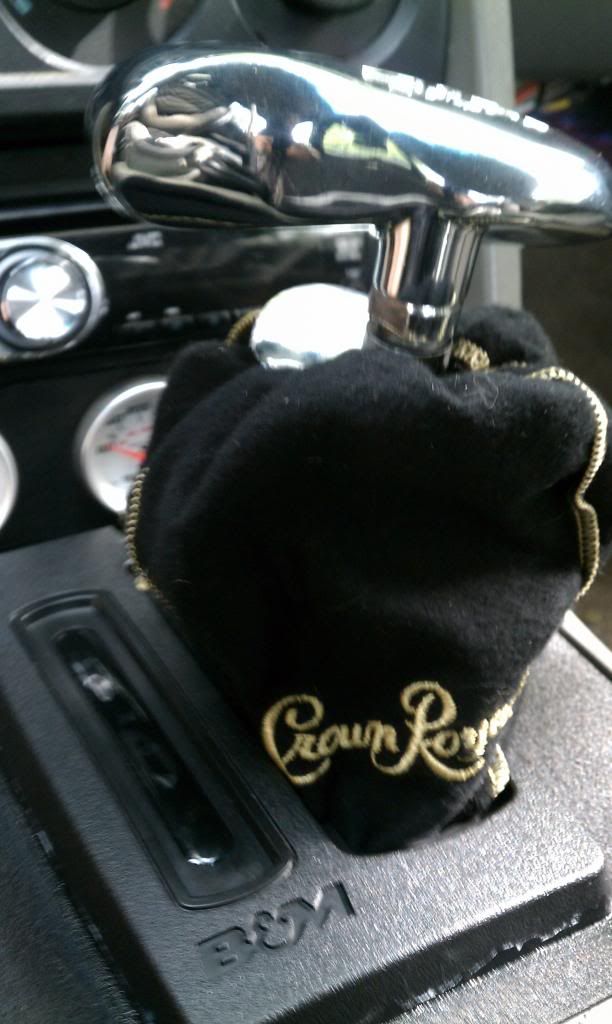 B&M Hammershift w/ Crown Royal shift boot. Modded Mustang Forums