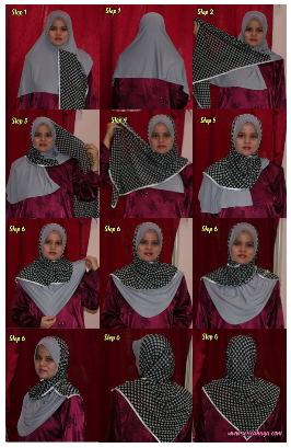Cara Memakai Hijab Anggun Style Malaysia