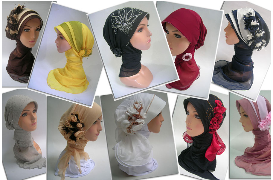 Jilbab Pesta Instan Cantik dan Modis