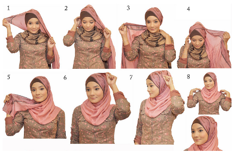 Cara Memakai Jilbab Ala Amani
