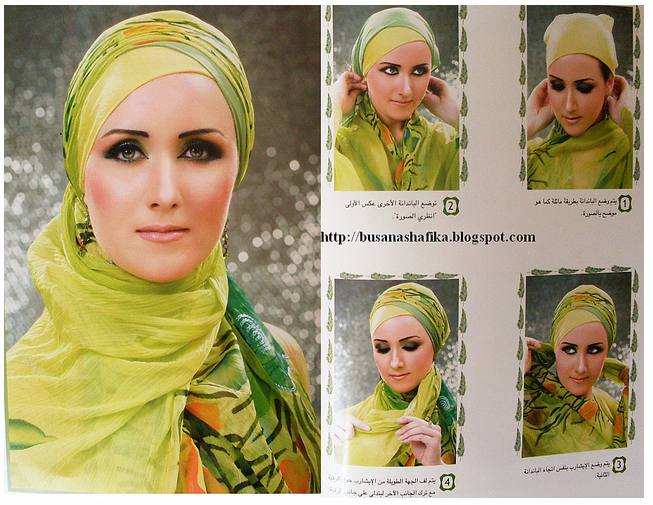Cara memakai jilbab marwa terbaru