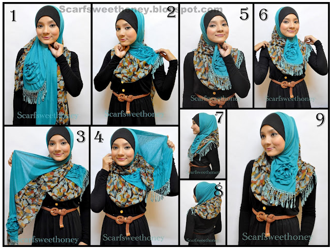 Cara Memakai Jilbab Kantor Part 2