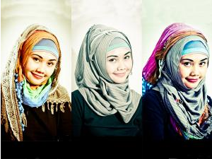 jilbab yang pas untuk wajah bulat