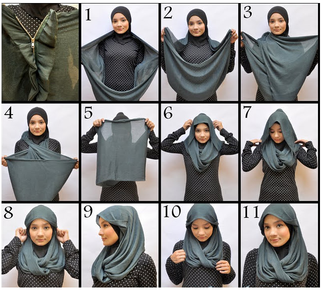 Cara Memakai Hijab Formal Cara Memakai Hijab Formal