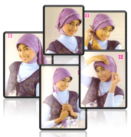 Cara Memakai Jilbab Pilin Zig-Zag