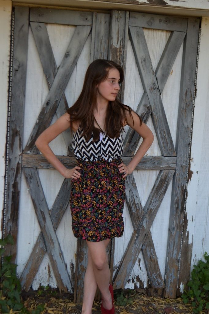 In Motion: summer outfit pattern mixing