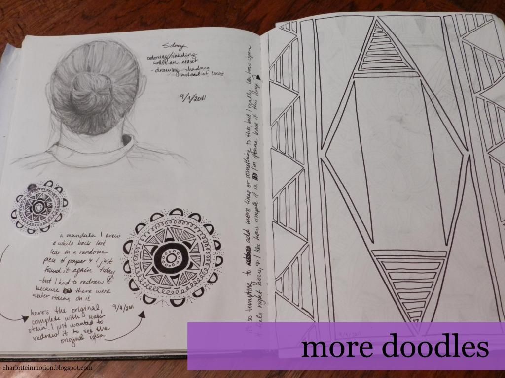 In Motion: Sketchbook Pages Series: More Doodles