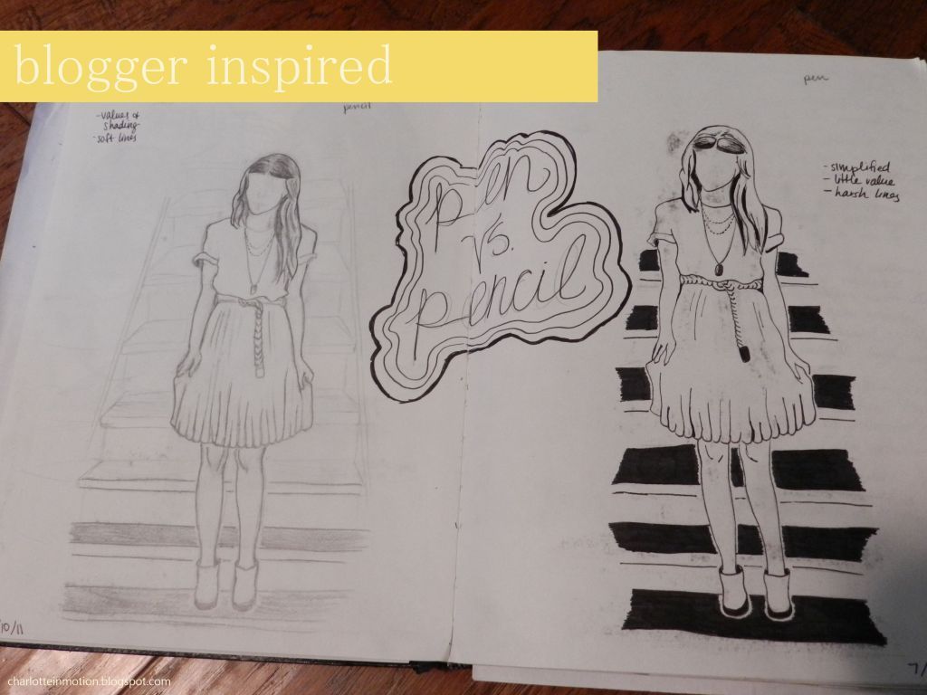 In Motion: Sketchbook Pages Series: Inspired by The Daybook