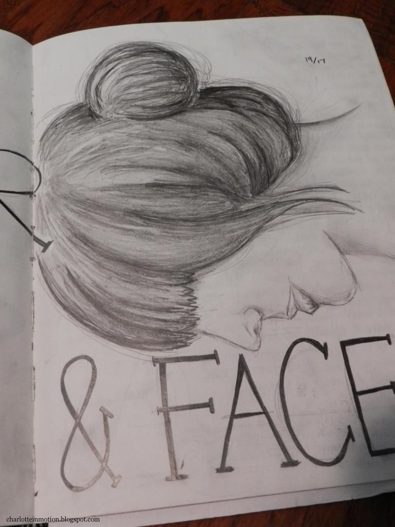 In Motion: Sketchbook Pages Series: Hair and Faces