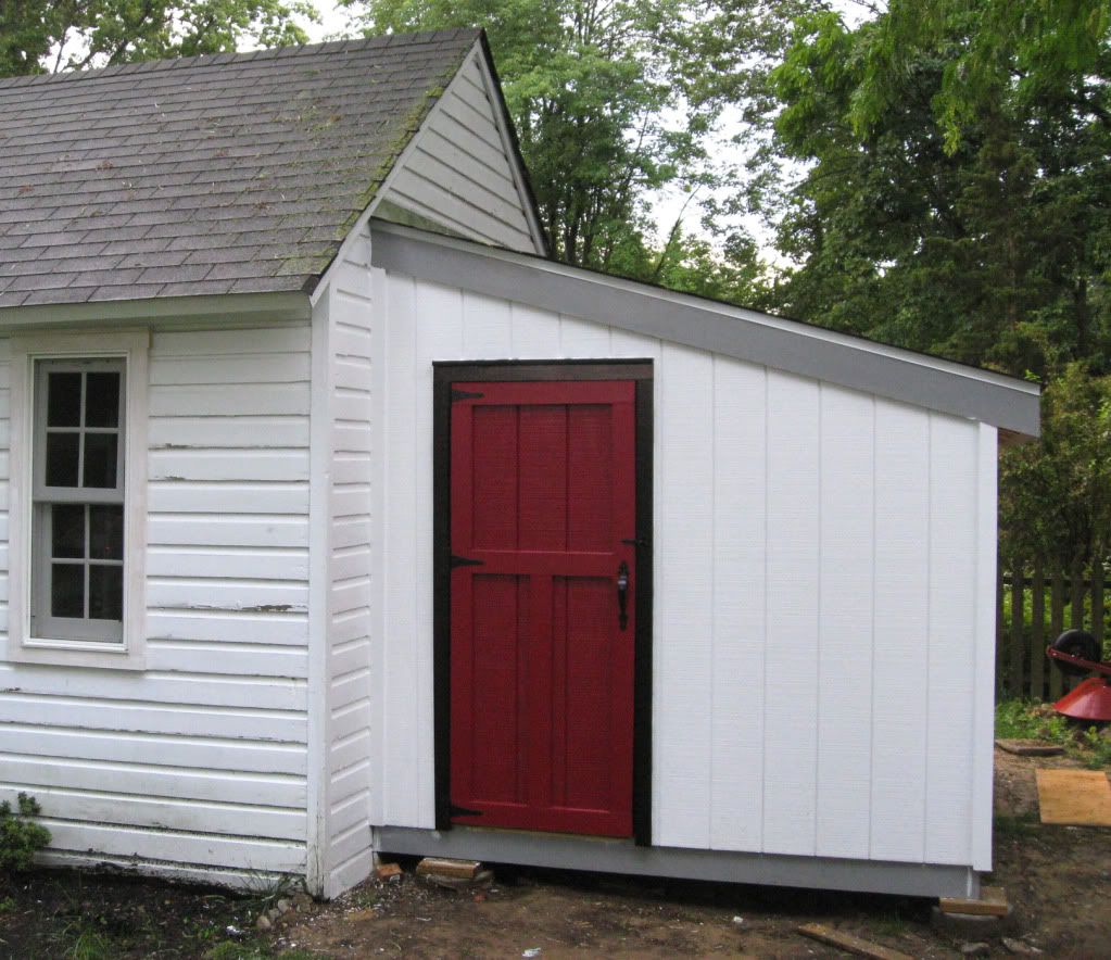 the shed that we built last year
