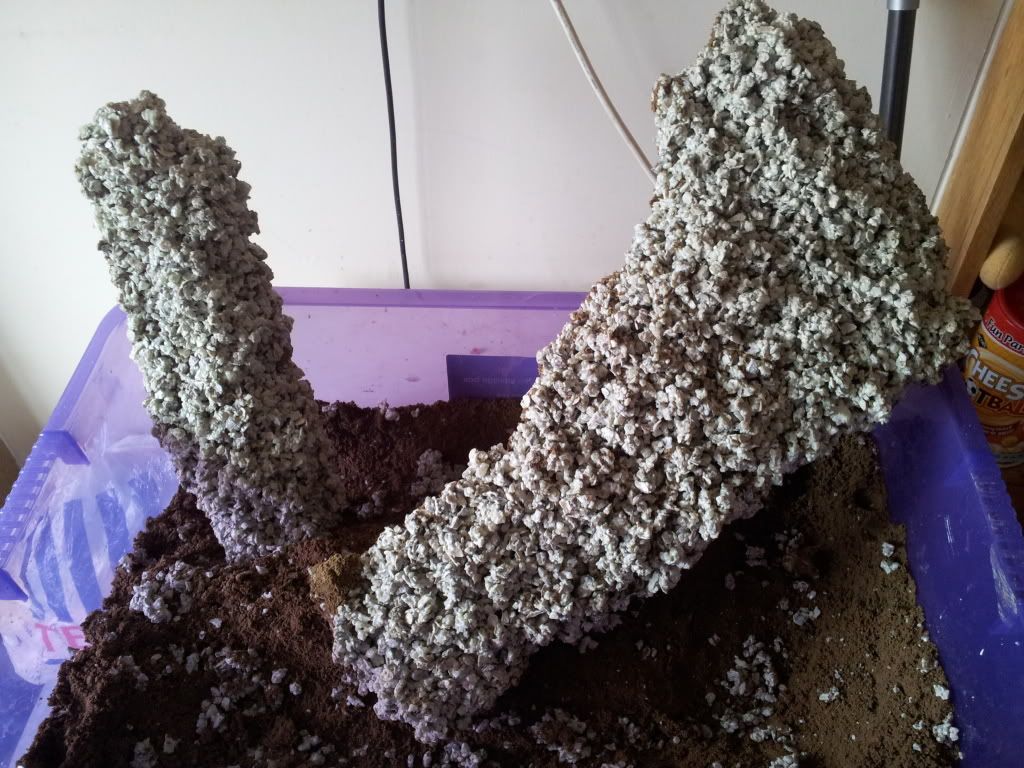 making my own live rock cheap and my own designs!!!!