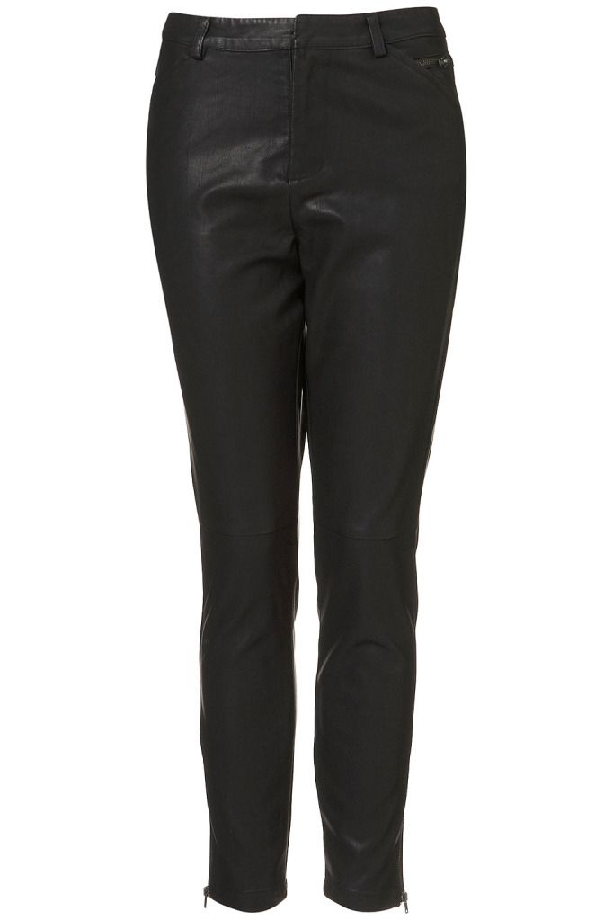 Topshop leather trousers