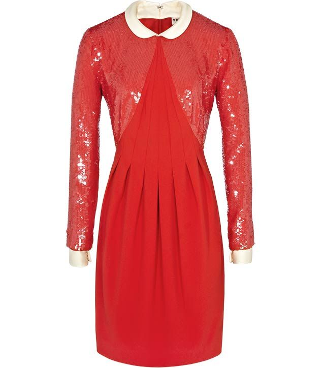 reiss red dress