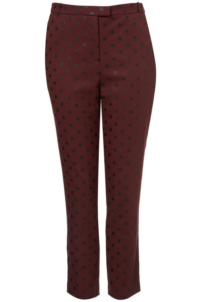 flock spot trousers