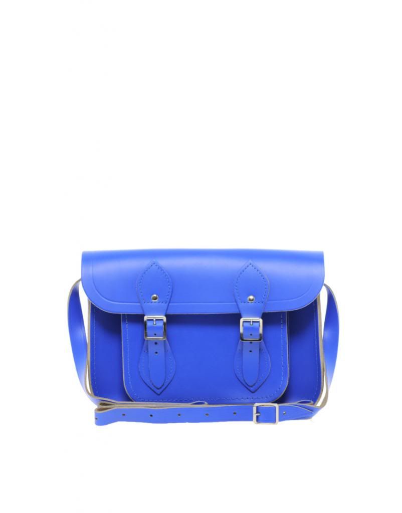 blue cambridge satchel 