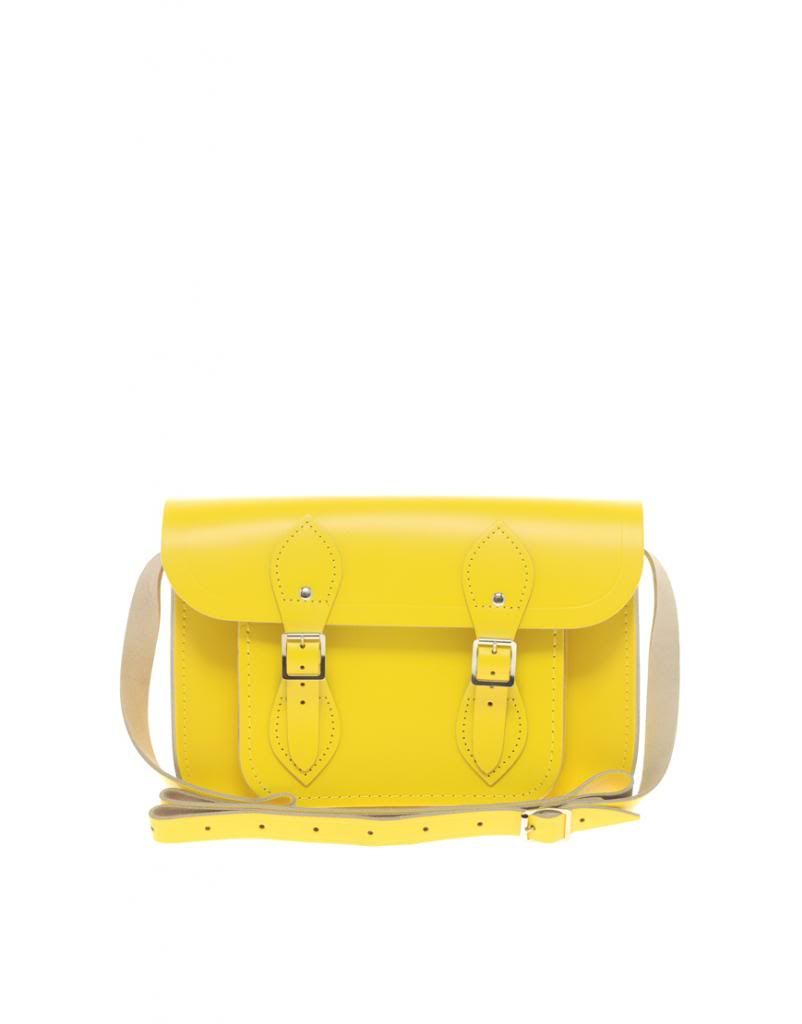 yellow cambridge satchel