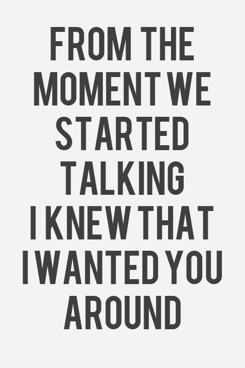 Le Love: from the moment we started talking