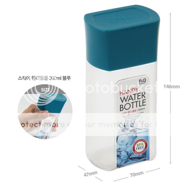 Water Bottle for Outdoor Sports Handy Water Bottle Blue 300ml P Q Made 